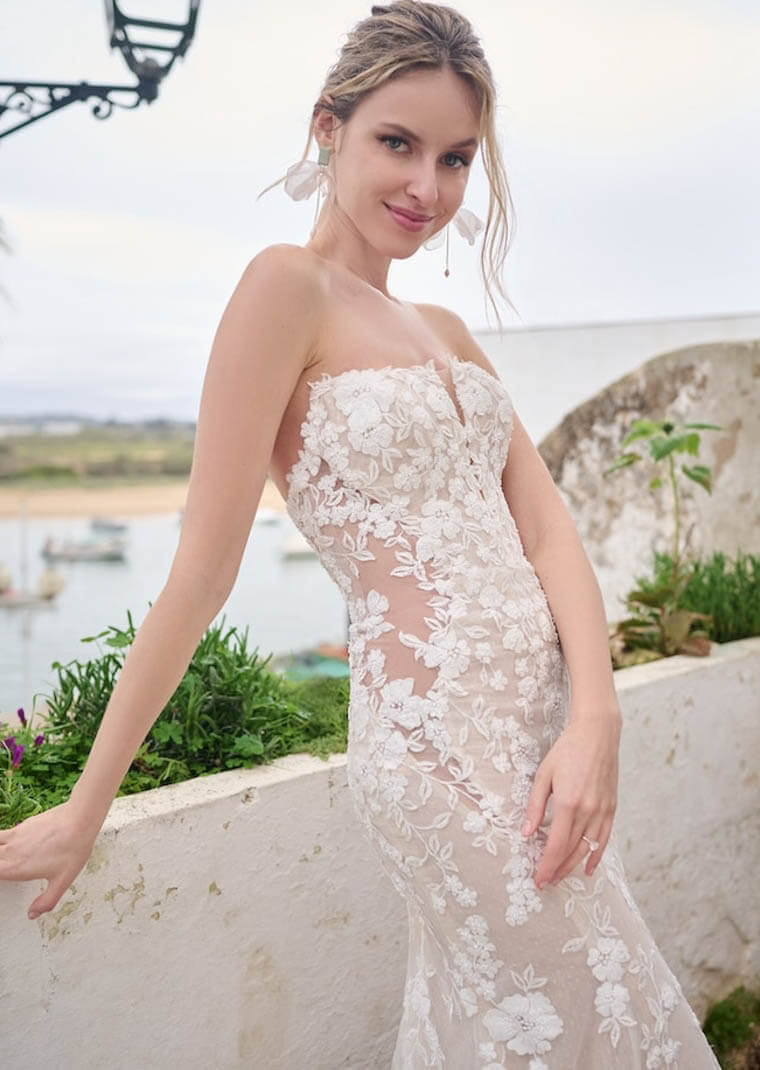 Model wearing a gown by Sottero & Midgley